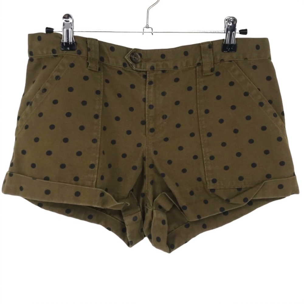 Jack Wills Green Polka‎ Dot Green Shorts